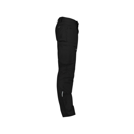 Pantalon de travail stretch multipoches entrejambe long Noir coupe courte – Dassy Jasper