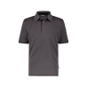 Polo de travail manches courtes coton piqué 220 g/m² Gris anthracite/noir – Dassy Orbital