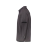 Polo de travail manches courtes coton piqué 220 g/m² Gris anthracite/noir – Dassy Orbital