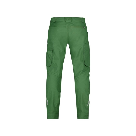 Pantalon de travail stretch multipoches entrejambe long Vert orme coupe courte – Dassy Jasper
