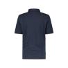 Polo de travail manches courtes coton piqué 220 g/m² Bleu nuit/gris anthracite – Dassy Orbital