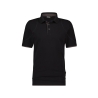 Polo de travail manches courtes coton piqué 220 g/m² Noir/gris anthracite – Dassy Orbital