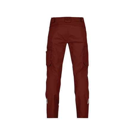 Pantalon de travail stretch multipoches entrejambe long Rouge brique – Dassy Jasper