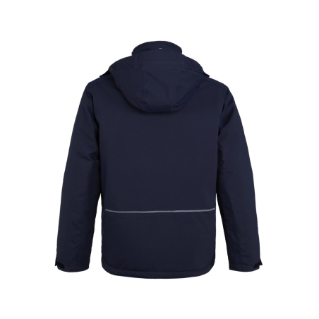 Veste hiver imperméable stretch capuche amovible Marine – Dassy PITCH