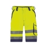 Bermuda de travail haute visibilité multipoches Cordura Jaune fluo/marine – Dassy Lucca