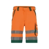 Bermuda de travail haute visibilité multipoches Cordura Vert/orange fluo – Dassy Lucca