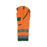 Bermuda de travail haute visibilité multipoches Cordura Vert/orange fluo – Dassy Lucca