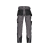 Pantalon de travail stretch multipoches avec genoux Cordura Gris anthracite/noir coupe courte – Dassy Magnetic