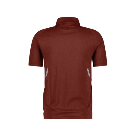 Polo de travail anti-UV manches raglan séchage rapide Rouge brique – Dassy Madidi