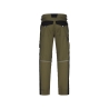 Pantalon de travail stretch poches genoux Cordura® Kaki/noir coupe courte – Dassy Ponti Flex