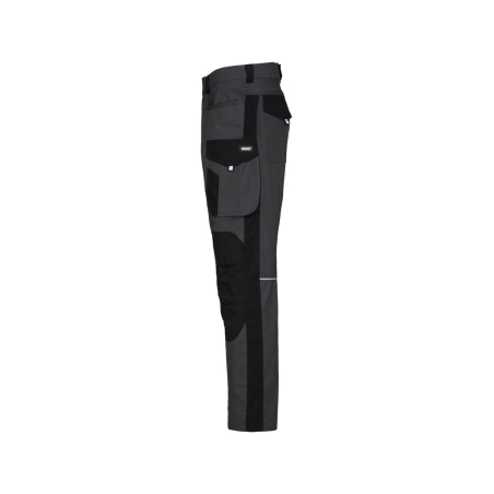 Pantalon de travail stretch poches genoux Cordura® Gris/noir – Dassy Ponti Flex