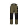 Pantalon de travail stretch poches genoux Cordura® Kaki/noir – Dassy Ponti Flex