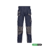 Pantalon de travail stretch multipoches avec genoux Cordura Bleu nuit/gris anthracite – Dassy Magnetic