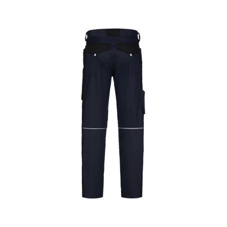 Pantalon de travail stretch poches genoux Cordura® Marine/noir – Dassy Ponti Flex