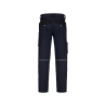 Pantalon de travail stretch poches genoux Cordura® Marine/noir – Dassy Ponti Flex