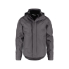 Veste hiver imperméable coupe-vent capuche amovible matelassée Gris ciment – Dassy Minsk