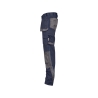 Pantalon de travail stretch multipoches avec genoux Cordura Bleu nuit/gris anthracite – Dassy Magnetic