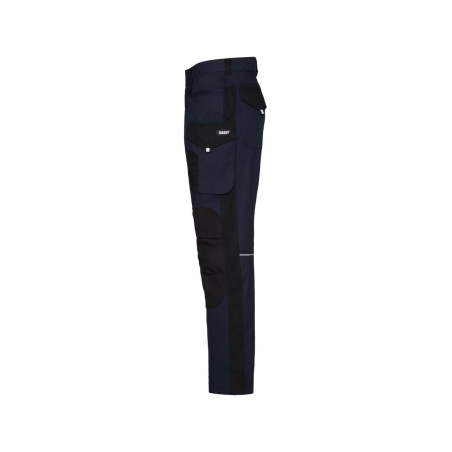 Pantalon de travail stretch poches genoux Cordura® Marine/noir – Dassy Ponti Flex