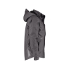 Veste hiver imperméable coupe-vent capuche amovible matelassée Gris ciment – Dassy Minsk