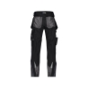 Pantalon de travail stretch multipoches avec genoux Cordura Noir/gris anthracite – Dassy Magnetic