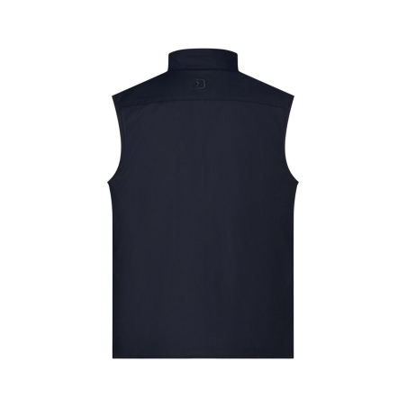 Gilet hiver sans manches polaire stretch multipoches Marine – Dassy Morris