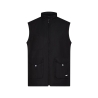 Gilet hiver sans manches polaire stretch multipoches Noir – Dassy Morris