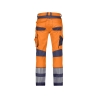 Pantalon haute visibilité stretch multipoches classe 2 Orange fluo/marine ciment – Dassy Minnesota