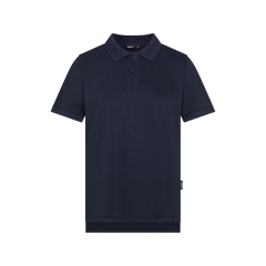 Polo de travail femme slim fit protection UV UPF 50+ Marine – Dassy PRISTINE WOMEN