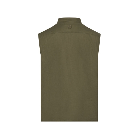 Gilet hiver sans manches polaire stretch multipoches Kaki – Dassy Morris