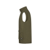 Gilet hiver sans manches polaire stretch multipoches Kaki – Dassy Morris