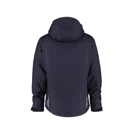 Veste hiver imperméable coupe-vent capuche amovible matelassée Marine – Dassy Minsk