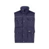 Gilet hiver doublure polaire multipoches avec biais réfléchissants Marine – Dassy Mons