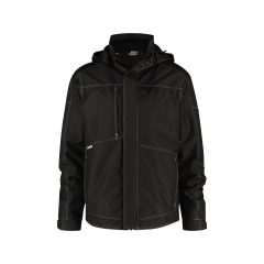 Veste hiver imperméable coupe-vent capuche amovible matelassée Noir – Dassy Minsk
