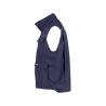 Gilet hiver doublure polaire multipoches avec biais réfléchissants Marine – Dassy Mons