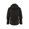 Veste hiver imperméable coupe-vent capuche amovible matelassée Noir – Dassy Minsk
