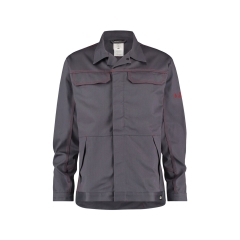 Veste de travail ignifugée 100% coton 340 g/m² Gris ciment – Dassy Montana