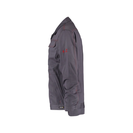 Veste de travail ignifugée 100% coton 340 g/m² Gris ciment – Dassy Montana