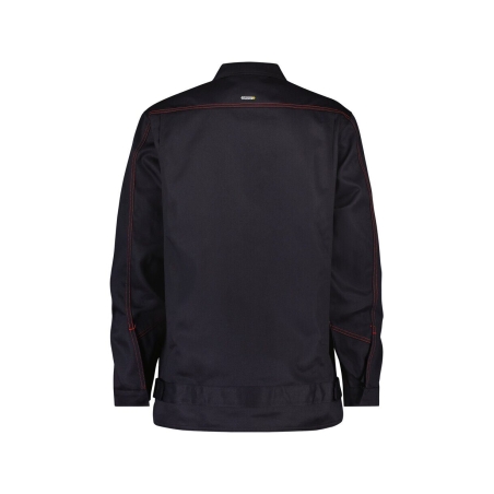 Veste de travail ignifugée 100% coton 340 g/m² Noir – Dassy Montana