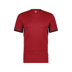 T-shirt de travail respirant anti-UV UPF 50+ séchage rapide Rouge/noir – Dassy Nexus Next