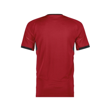 T-shirt de travail respirant anti-UV UPF 50+ séchage rapide Rouge/noir – Dassy Nexus Next