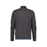 T-shirt manches longues col rond stretch coton élasthanne Gris anthracite/bleu azur – Dassy Sonic