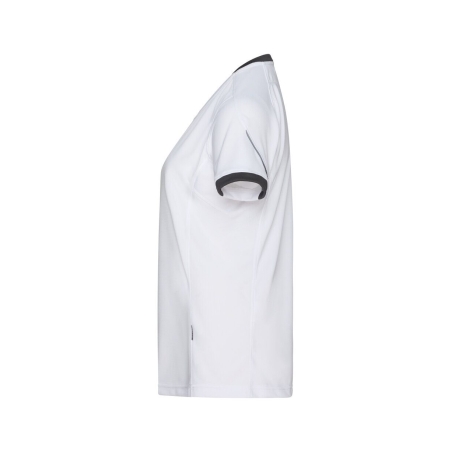 T-shirt de travail respirant anti-UV UPF 50+ séchage rapide Blanc/gris – Dassy Nexus Next Women