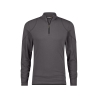 T-shirt manches longues col rond stretch coton élasthanne Gris anthracite/noir – Dassy Sonic