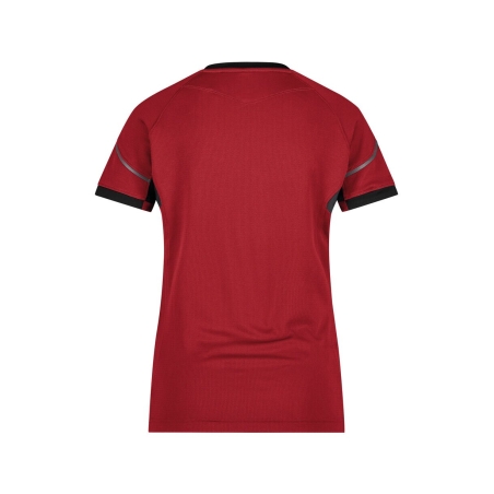 T-shirt de travail femme respirant anti-UV UPF 50+ Rouge/noir – Dassy Nexus Next Women
