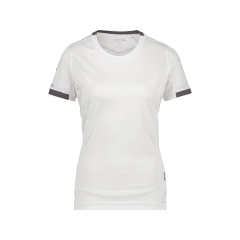 T-shirt de travail femme manches courtes anti-UV UPF 50+ Blanc/gris anthracite – Dassy Nexus Women