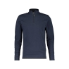 T-shirt manches longues col rond stretch coton élasthanne Bleu nuit/gris anthracite – Dassy Sonic