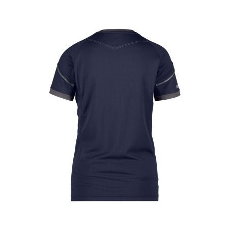 T-shirt de travail femme manches courtes anti-UV UPF 50+ Bleu nuit/gris anthracite – Dassy Nexus Women
