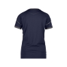 T-shirt de travail femme manches courtes anti-UV UPF 50+ Bleu nuit/gris anthracite – Dassy Nexus Women