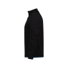 T-shirt manches longues col rond stretch coton élasthanne Noir/bleu azur – Dassy Sonic