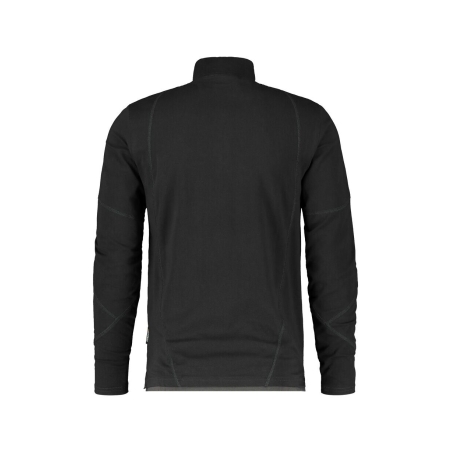 T-shirt manches longues col rond stretch coton élasthanne Noir/gris anthracite – Dassy Sonic